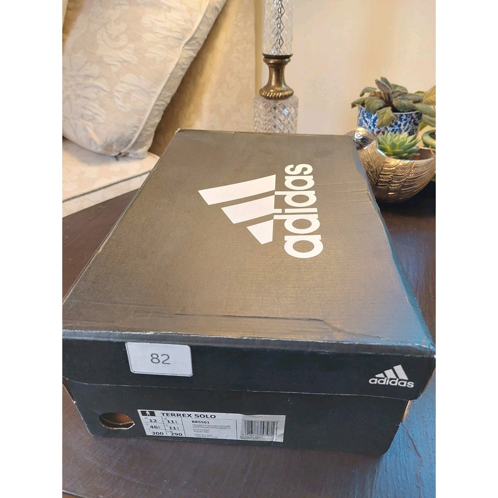 adidas Men's Terrex Solo Outdoor Trail Running Shoes Dark Grey US 12 NEW! $150 - Picture 9 of 12